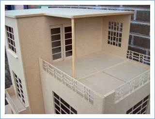 Art Deco House 1/12 Scale