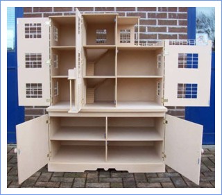 Art Deco house 1/12 Scale