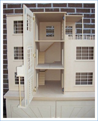 Art Deco House 1/12 Scale