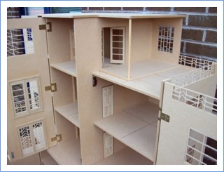 Art Deco House 1/12 Scale