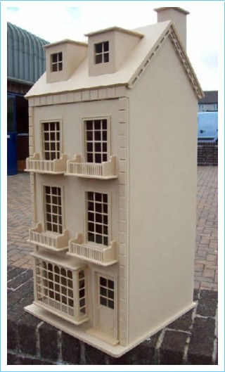Ash Mews side view 1/12th scale dollshouse